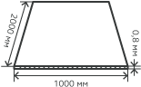 Лист нержавеющий  0,8х1000х2000  мм.  AISI 201 (12Х15Г9НД) холоднокатаный,  шлифованный